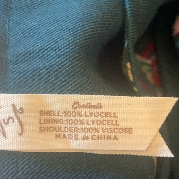 Matilda Jane Evergreen Dream Jumpsuit Small Green Pockets ruffle straps pants - Picture 7 of 11